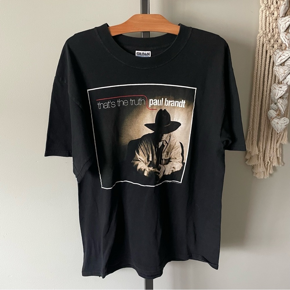 90s Vintage Paul Brandt Thats The Truth Concert Tshirt Canadian Tour Tee Rare